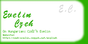 evelin czeh business card